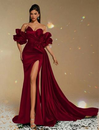 Vestido de fiesta rojo