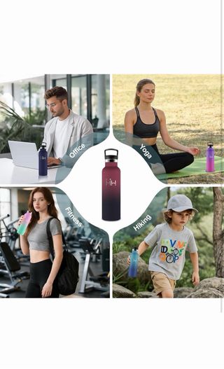 Botella Agua Acero Inoxidable 500ml