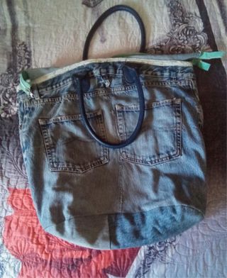 Borsa Jeans Handmade Vintage