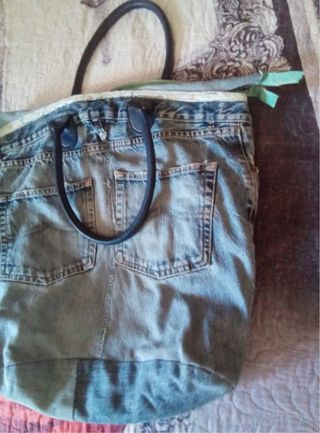 Borsa Jeans Handmade Vintage