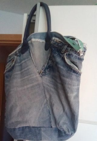 Borsa Jeans Handmade Vintage