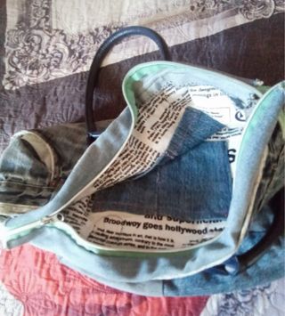 Borsa Jeans Handmade Vintage