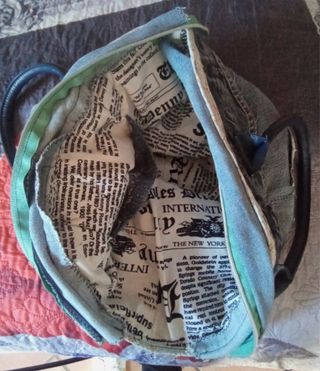 Borsa Jeans Handmade Vintage