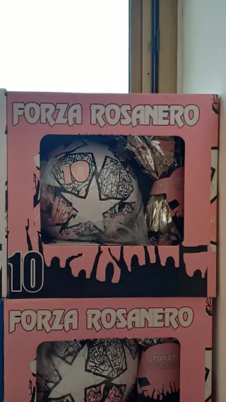 Uova di Pasqua con Pallone Forza Rosanero