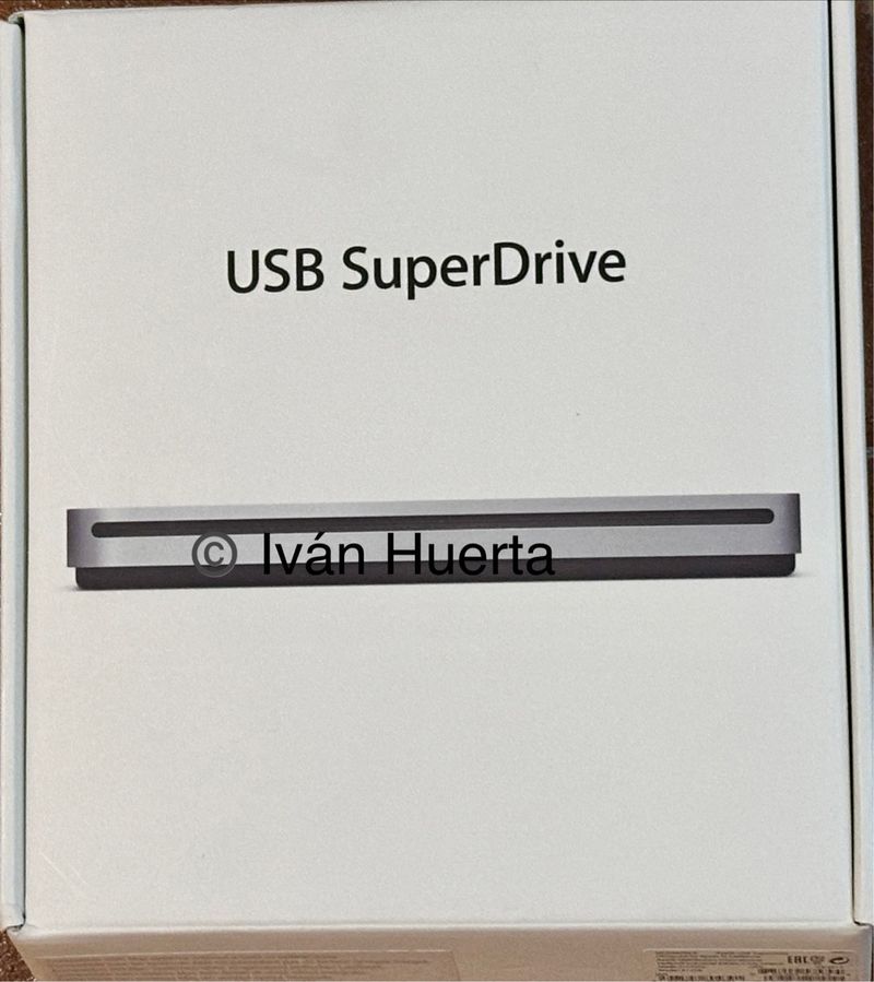 Grabadora CD/DVD USB Apple SuperDrive NUEVA