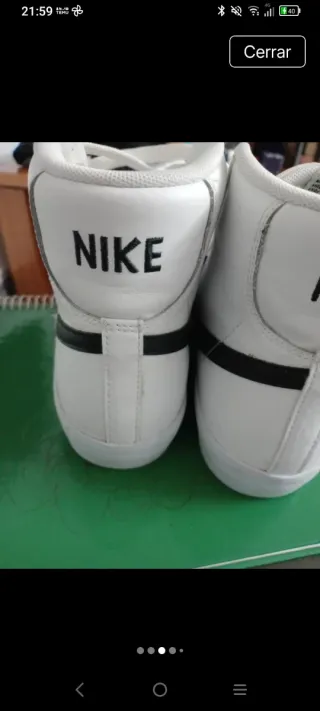 Bambas Nike altas blancas