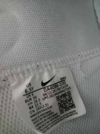 Bambas Nike altas blancas