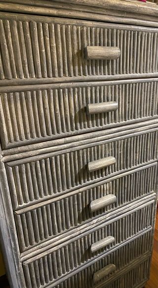 Sinfonier bambú gris y blanco