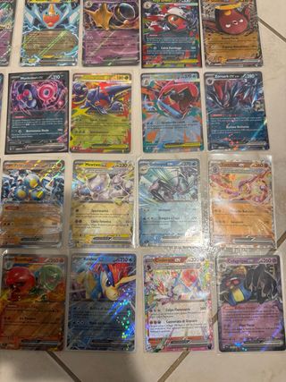 Lotto carte Pokemon EX Base