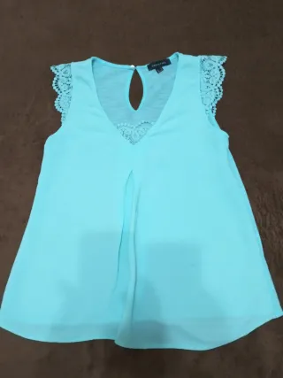 Blusa sin mangas Cortefiel , talla S