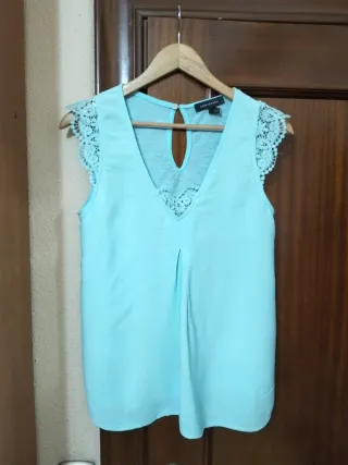 Blusa sin mangas Cortefiel , talla S