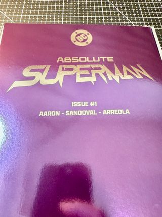 Lote 2 comics USA Absolute Superman #1 Mark Spears