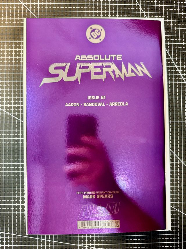 Lote 2 comics USA Absolute Superman #1 Mark Spears