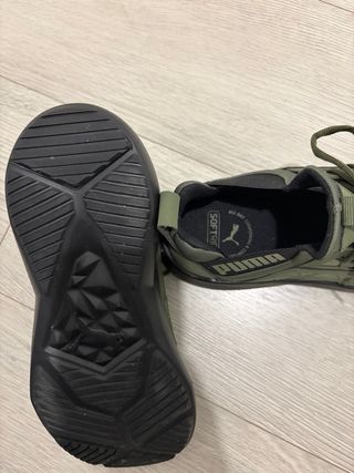 Zapatillas Puma Verdes y Naranjas