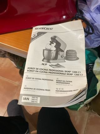 Robot de Cocina Silvercrest SKMP 1300 C1 Rojo