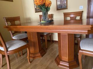 Mueble de salón completo + mesa y 6 sillas