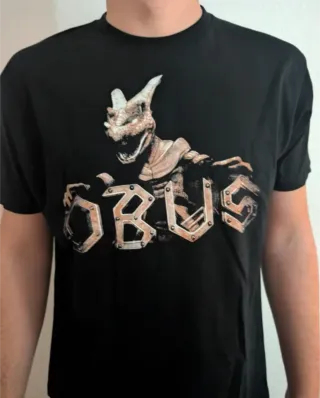 CAMISETA NEGRA - OBÚS - TALLA XL y más...