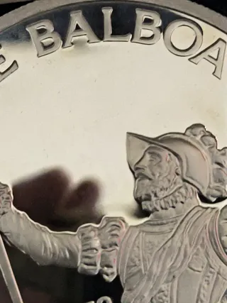 Moneda 20 Balboas Panamá 1978 Certificado