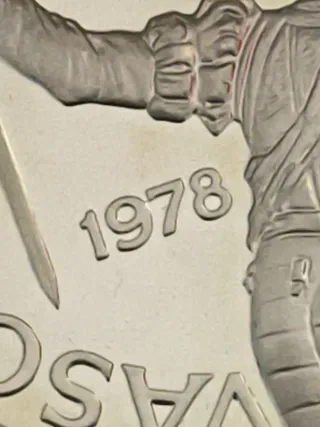 Moneda 20 Balboas Panamá 1978 Certificado