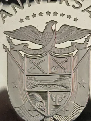 Moneda 20 Balboas Panamá 1978 Certificado