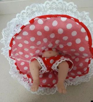 Precioso Vestido Flamenca Bebé Mini Reborn