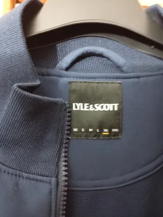 Chaqueta Lyle & Scott azul tipo Harrington