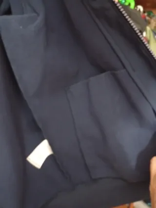 Chaqueta Lyle & Scott azul tipo Harrington