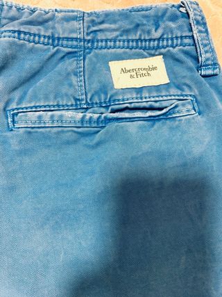Bermuda Abercrombie & Fitch Azul Talla M