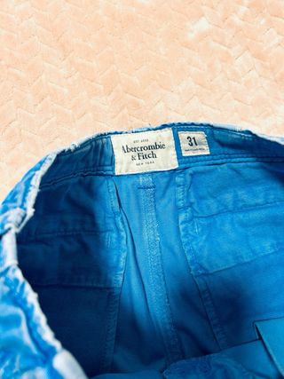 Bermuda Abercrombie & Fitch Azul Talla M