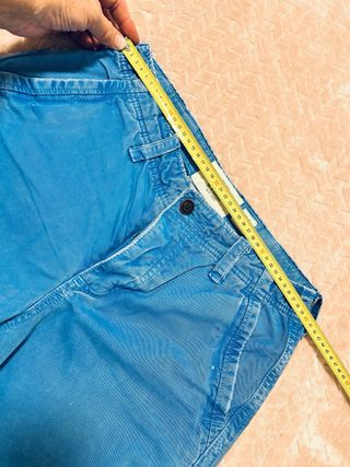 Bermuda Abercrombie & Fitch Azul Talla M