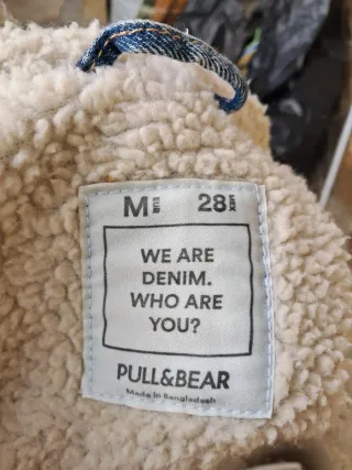 Cazadora vaquera con borreguito.