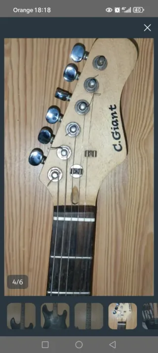 Guitarra Eléctrica C.Giant NO VENTA! LEER! ↓↓↓↓↓↓