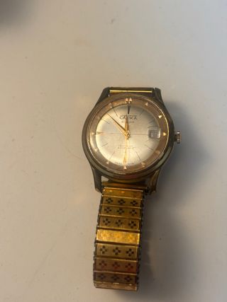 Reloj Cavika 21 Rubis Incabloc Vintage chapado oro