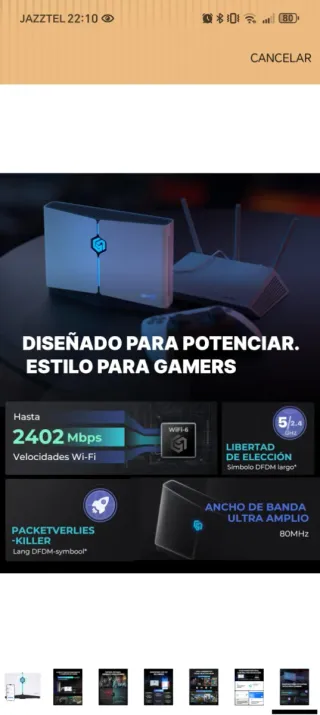 GearUP Booster Router WiFi para Juegos