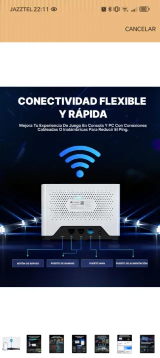 GearUP Booster Router WiFi para Juegos