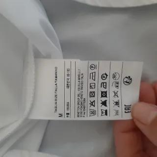 Camisa Benetton Mujer Blanca