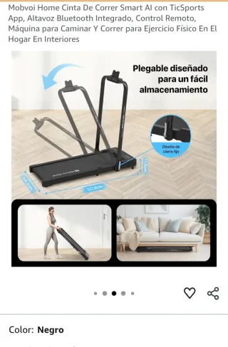 Cinta de correr y caminar plegable en Amazon 310
