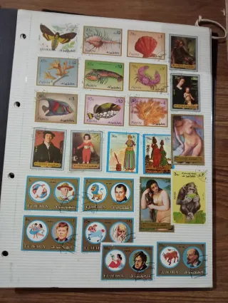 Sellos Culturales de Yemen y México 1968