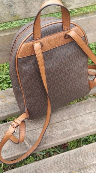 Mochila Michael Kors Piel Marrón Original