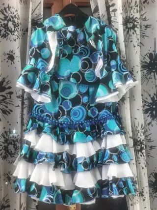 Vestido de flamenca con volantes