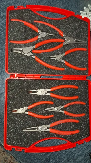 Juego Alicates Arandelas Knipex 002125 x8