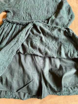 Vestido Zara bordado India Talla XS