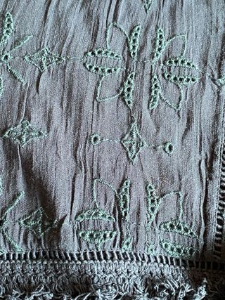 Vestido Zara bordado India Talla XS