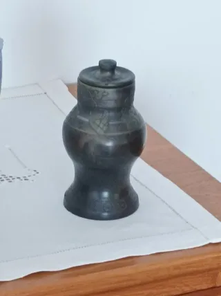 Tarro decorativo con tapa