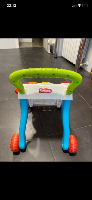 Andador musical para bebé con piano y teléfono