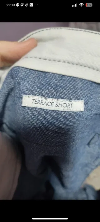 Bermudas Chino Pull&Bear Azul Marino - Talla 40