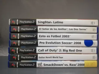 Consola PlayStation 2 + 7 Juegos + MEMORY CARD