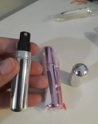 Vaporizador de perfume negro mate