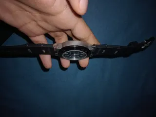 Reloj Bvlgari Negro y Plateado