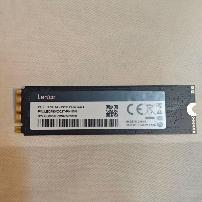 Lexar EQ790 2TB SSD Nuevo afbeelding 2